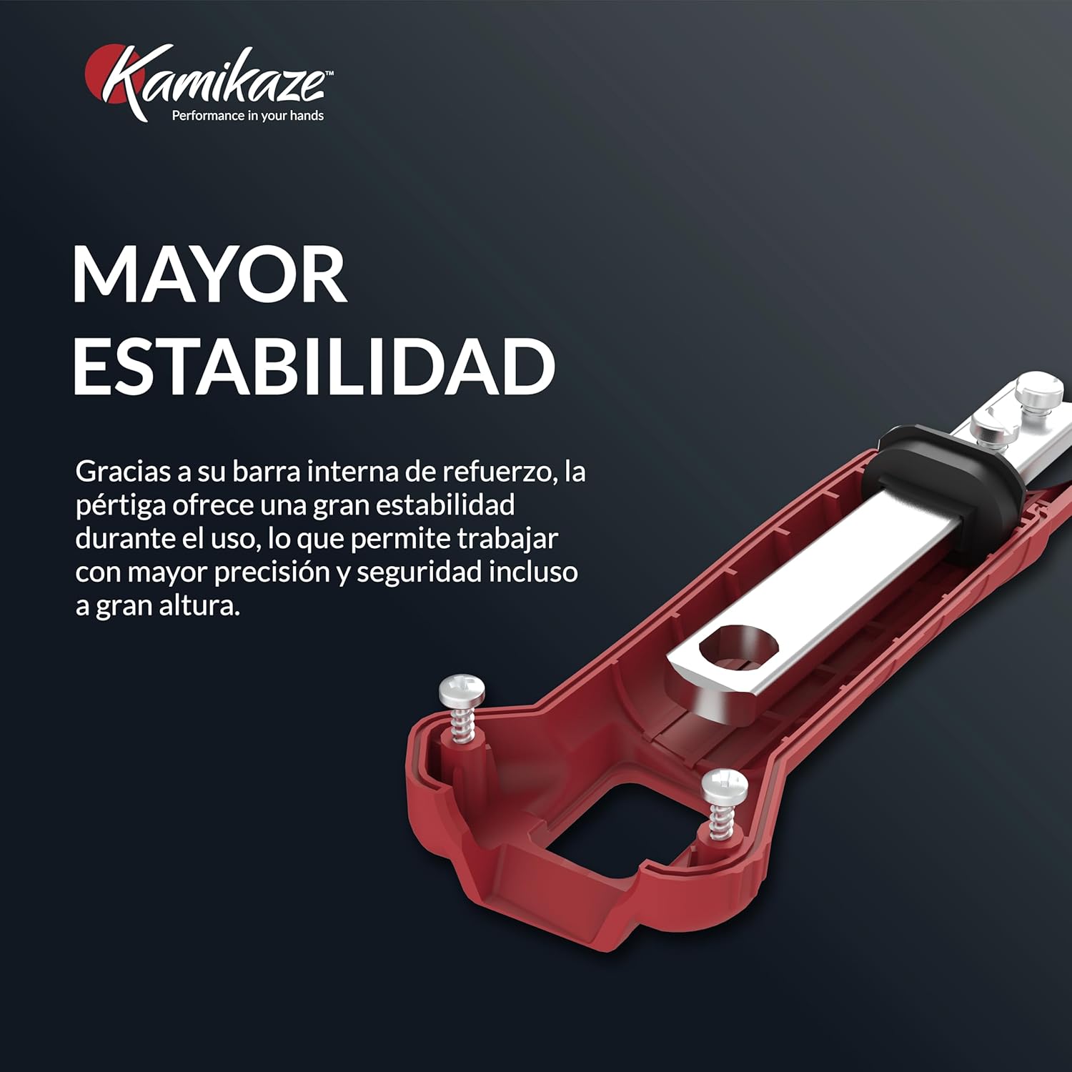 KAMIKAZE Tijera Telescópica MT63 Cabezal 200° SK5 - Imagen 4